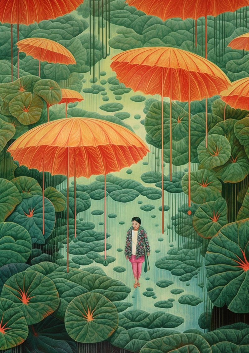 二十四节气夏天绿色植物卡通儿童插画背景,插画/手绘图,插画/手绘图库,插画/手绘图下载,插画/手绘
